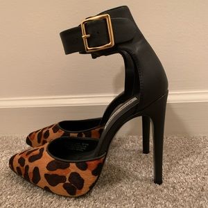 Steve Madden leopard heels